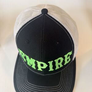 Empire Skater Mesh Hat Cap Snapback Skate Skateboard Hipster Embroidered